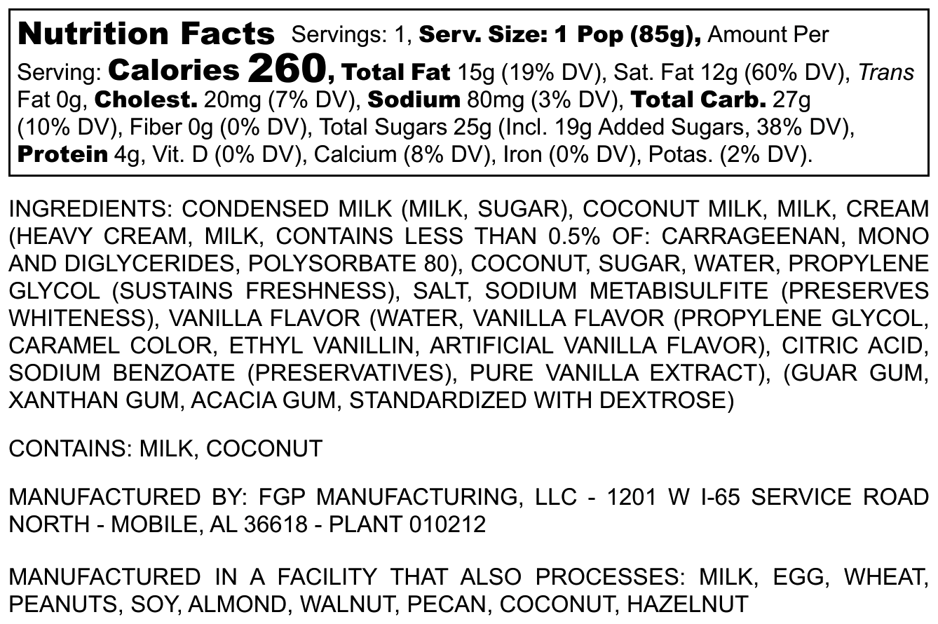 Creamy Coconut